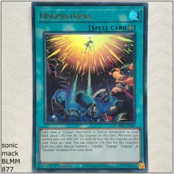 Onomatopia - BLMM-EN163 - Ultra Rare 1st Edition Yugioh - Image 1