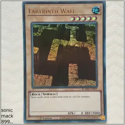 Labyrinth Wall - BLMM-EN099 - Ultra Rare 1st Edition Yugioh - Image 1