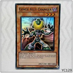 Genex Ally Changer - HA04-EN003 - Super Rare Yugioh Card (B) (YC129) - Image 1