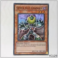 Genex Ally Changer - HA04-EN003 - Super Rare 1st Yugioh Card (B) (YC129) - Image 1
