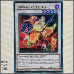 Jurrac Velphito - BLMM-EN149 - Ultra Rare 1st Edition Yugioh - Image 1