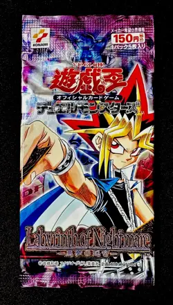 Yu-Gi-Oh LABYRINTH OF NIGHTMARE JAPANESE EDITION BOOSTER Pack New Sealed Yugioh - Image 1