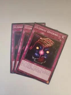 Yugioh! 3x Ultimeat Offering PHNI-EN100 Common 1st Ed NM - Image 1