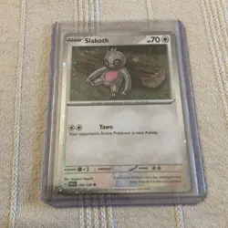 Slakoth 160/193 Paldea Evolved Cosmos Holo Rare Pokemon Card NM - Image 1