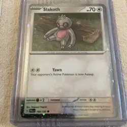 Slakoth 160/193 Paldea Evolved Cosmos Holo Rare Pokemon Card NM - Image 2