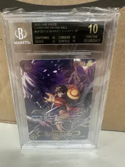 Monkey.D.Luffy - OP09-119 (SP) OP09-119 Carrying On His Will BGS 10 Black Label - Image 1