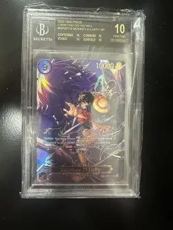 Monkey.D.Luffy - OP09-119 (SP) OP09-119 Carrying On His Will BGS 10 Black Label - Image 2