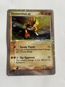 Hitmonchan Ex 98/109 Ex Ruby Sapphire NM/LP Pokemon Card - Image 1