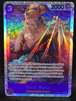 Black Maria OP08-074 SR One Piece Card Game Two Legends NM - Image 1