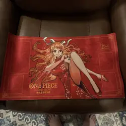 One Piece Chinese Card Game Exclusive 1st Anniversary Nami Card Playmat Sealed ! - Image 1