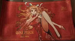One Piece Chinese Card Game Exclusive 1st Anniversary Nami Card Playmat Sealed ! - Image 2