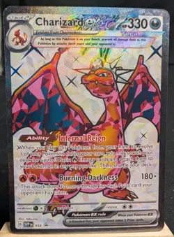 Charizard ex 056 - Pokemon Scarlet & Violet Black Star Promo Card - NM #056 - Image 1