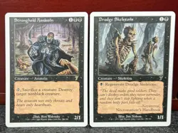 MTG 7th Edition {{{ Stronghold Assassin }}} 166/350~Rare~+Bonus Card~L@@K - Image 1