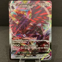 Corviknight VMAX 110/163 Battle Styles Full Art Ultra Rare Holo Pokemon TCG Card - Image 1