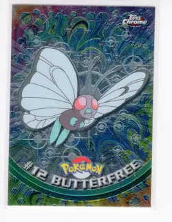 Topps Chrome Butterfree Pack Fresh #12 Pokemon Card (Z1) - Image 1