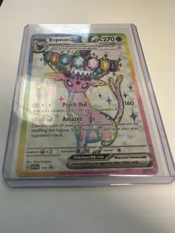 Espeon ex - 175 SVP 175 Holo SV: Scarlet & Violet Promo Cards NM - Image 2
