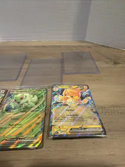 Sprigatito Ex SVP 087| Pawmot Ex 073/197| Maushold Ex 155/182 Promo Cards Sealed - Image 3