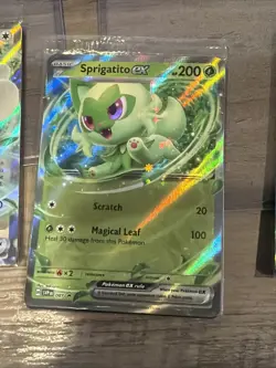 Sprigatito Ex SVP 087| Pawmot Ex 073/197| Maushold Ex 155/182 Promo Cards Sealed - Image 5