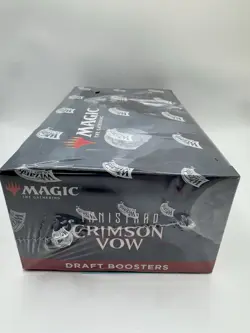 Magic: The Gathering Innistrad: Crimson Vow Draft Booste Box - Tear In Plastic 630509993475 - Image 4