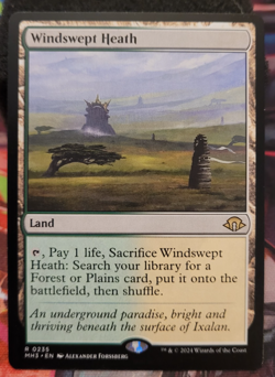 MTG - Windswept Heath - Modern Horizons 3 - Near Mint Rare - MH3 #235 Non Foil - Image 1