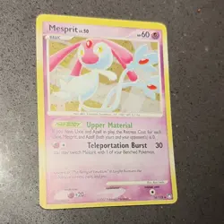 Pokemon TCG Mesprit 14/123 Mysterious Treasures Holo Rare - LP+/NM - Swirl - Image 1