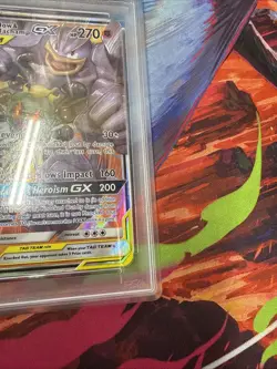 2019 POKEMON SUN & MOON UNBROKEN BONDS #82 MARSHADOW & MACHAMP GX PSA 10 - Image 5