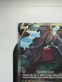 Regidrago V 184/195 Silver Tempest Alternate Art NM Pokemon Card - Image 3
