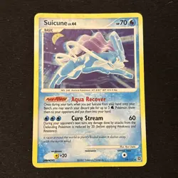 Pokemon Suicune Cracked Ice Holo Rare Card 19/132 Secret Wonders LP/NM - Image 1