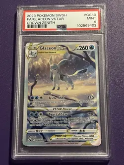 PSA 10 GLACEON VSTAR GG40 CROWN ZENITH GALARIAN GALLERY POKEMON GEM MINT - Image 1