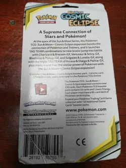 Pokemon Cosmic Eclipse Sun & Moon Sealed Pack 2019 - Image 3