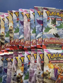 Pokemon Scarlet & Violet Base (x24) Paldea Evolved (x52) Totals 76 Booster Packs - Image 4