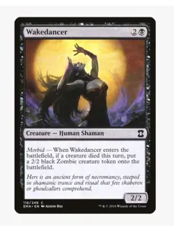 Wakedancer #116 Eternal Masters (EMA) Magic Card in a Protective Sleeve - Image 1