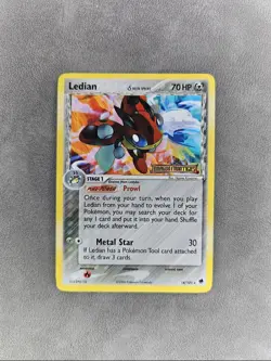 Pokemon TCG Ledian (Delta Species) 18/101 Reverse Holo EX Dragon Frontiers - LP - Image 1