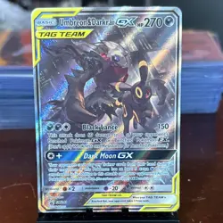 Pokemon Umbreon & Darkrai GX TAG TEAM Promo Holo SM241 Sun & Moon Team Up HP 270 - Image 1