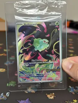 2025 Pokemon TCG Mega Evolution #133 Bulbasaur IR Sealed Stamped Promo - Image 3