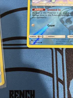 POKEMON COSMIC ECLIPSE ALOLAN VULPIX 39/236 COMMON REVERSE HOLO NM - Image 3