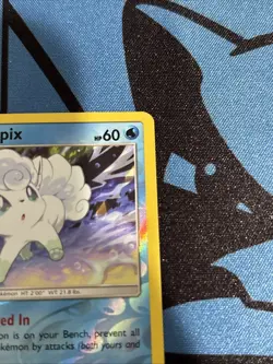 POKEMON COSMIC ECLIPSE ALOLAN VULPIX 39/236 COMMON REVERSE HOLO NM - Image 5