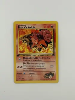 Pokemon TCG - 1st Edition Brock's Vulpix Gym Challenge 37/132 - NM - Image 1