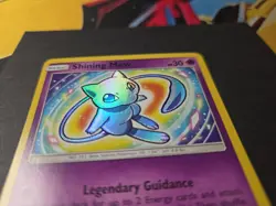 2017 Pokemon SM Shining Legends 40/73 Shining Mew NM - Image 3