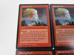 Searing Touch Magic the Gathering MTG Tempest Lot x4 MP Regular Card - Image 5