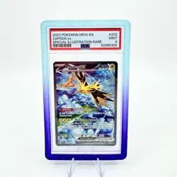 PSA 9 Zapdos ex 202/165 | Special Illustration Rare | 151 Pokemon TCG - Image 1
