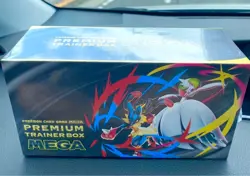 Pokemon Card Game MEGA Premium Trainer Box Sealed 1BOX Shrink with Accessories - Image 1