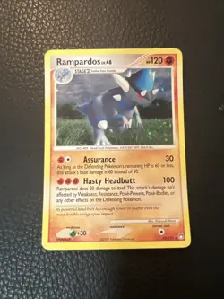 Rampardos 33/123 Lv. 48 Holo Mysterious Treasures Pokemon Vintage 2007 TCG * - Image 1