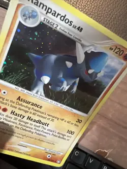 Rampardos 33/123 Lv. 48 Holo Mysterious Treasures Pokemon Vintage 2007 TCG * - Image 4