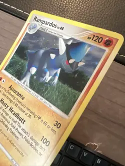 Rampardos 33/123 Lv. 48 Holo Mysterious Treasures Pokemon Vintage 2007 TCG * - Image 5