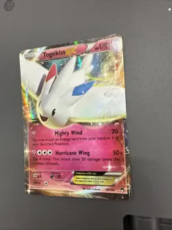 Pokemon TCG Togekiss-EX XY - BREAKpoint #83 Basic/Rare Holo EX - Image 1