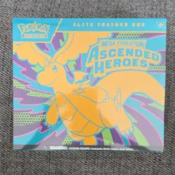 Pokemon Elite Trainer Box Mega Evolution Ascended Heroes Dragonite Zekrom - Image 1