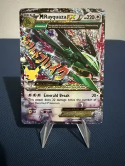 Pokemon TCG: M Rayquaza EX 76/108 Classic Collection Celebrations LP - Image 1