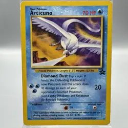 2000 Pokemon TCG Articuno Black Star Promo 22 WOTC Vintage Card LP - Image 1