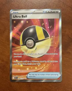 Pokemon-Ultra Ball-Trainer Item-ASC-264/217-Full Art-Foil Ultra Rare-NM - Image 1